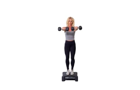 Image of Mini Vibration Plate - Made in USA, Commercial-Grade Linear Vibration, Quiet Motor, 1000 lb Max Whole Body Vibration Platform - Home Gym, Rehab, Seniors, Athletes