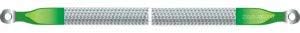 1/2″ X 5' Flat Tinned Copper Ground Braid, Medium Grade