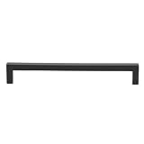Photo Gallery gliderite hardware maniglia quadrata da centro a centro, 192 mm, per armadietti, colore nero opaco, 21683-192 Photo Gallery gliderite hardware maniglia quadrata da centro a centro, 192 mm, per armadietti, colore nero opaco, 21683-192