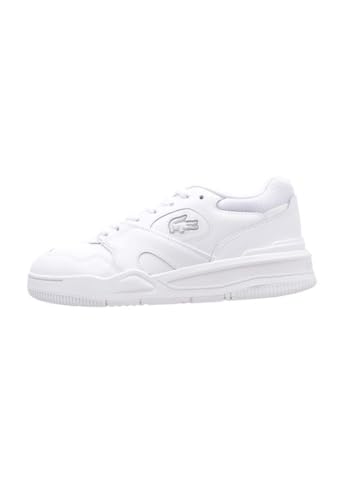 Lacoste Herren Low-Top Sneaker T-Clip 0120 2 SMA, Männer Halbschuhe,schnürschuhe,schnürer,Business,Freizeit,WHT/WHT (21G),38 EU / 5 UK