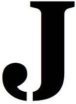 11x14 Large Letter Stencil from 4 Ply Mat Board-Stardos Font-Letter J ...