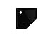 Produktbild Kaldewei Duschwanne Cornezza Modell 670-1 90 x 90 x 2,5 cm, Ablaufloch Ø 9 cm, schwarz mit Perl-Effekt
