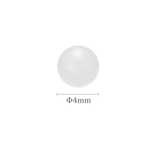 Kozelo 200 Stück PP-Kugeln - [4mm] Kunststofflagerkugel für Ventile, Förderer, Rollen verwenden