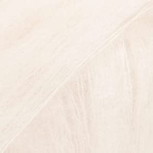 Kid Silk - Mulitple colours Garnstudio DROPS Knitting Lace Weight Mohair and Silk 100% Yarn (01 Off White) โ image 1