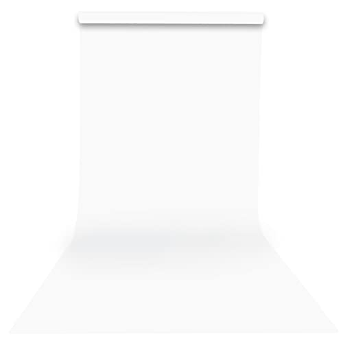 Yizhily Seamless Photography Photo Backdrop Background Paper For Photoshoot, Arctic White, 53''X16.5' #TOP3