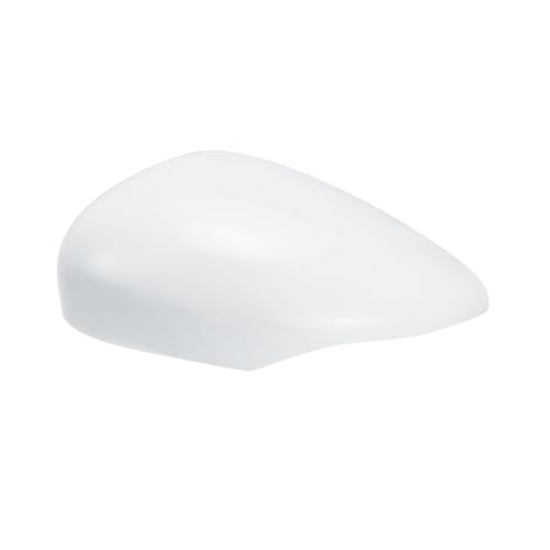 Hihaha White Left Side Car Wing Mirror Cover Rear View Mirror Cap Durable Material