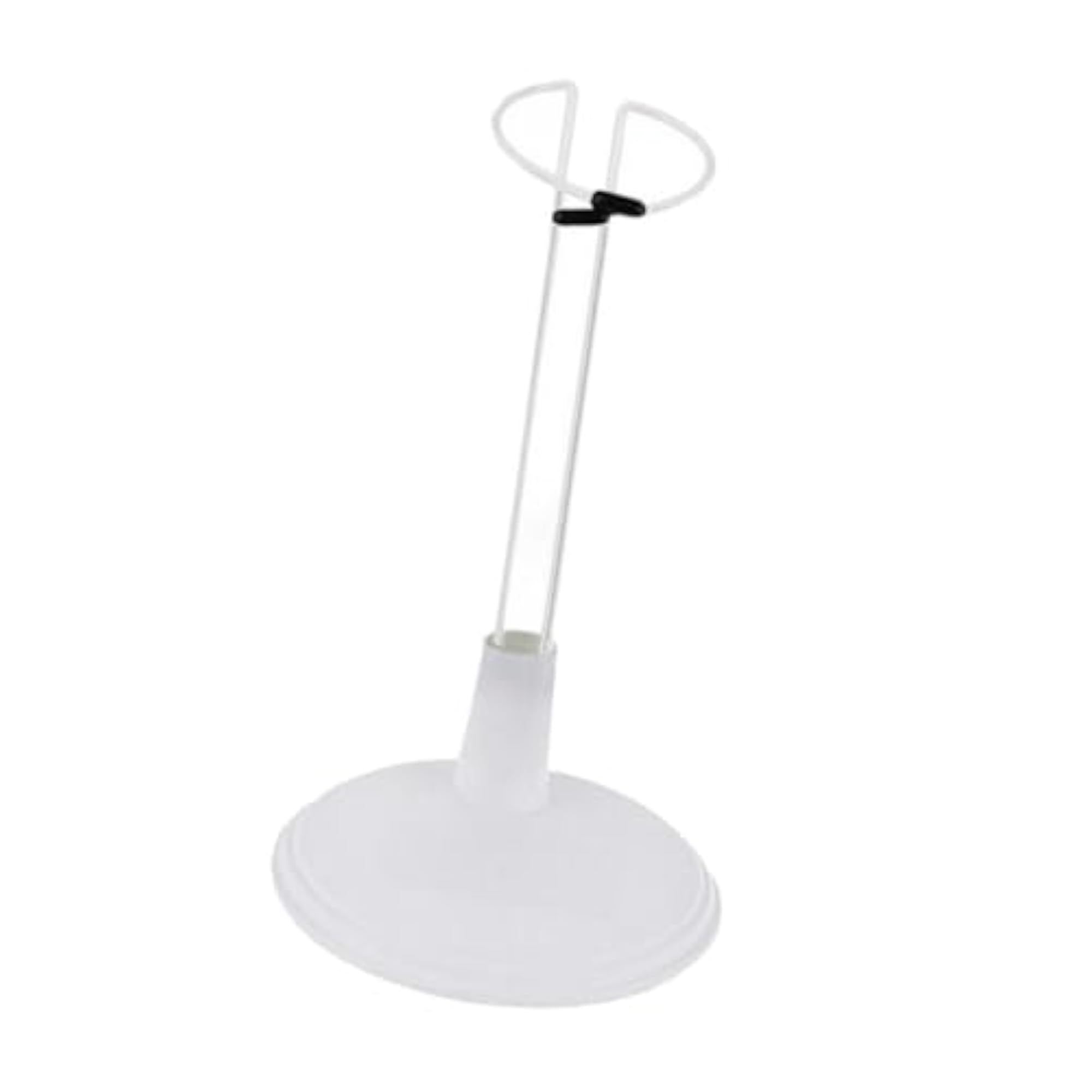 Adjustable Doll Stand Display Holder for Dolls Action Figure 20CM White
