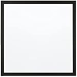 Quartet Wood Frame Magnetic Dry-Erase Board, Includes 1 Marker and 1 Magnet, 12 x 12 Inches, Black Frame (Q021212M01-CA-R)