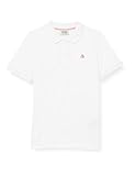 Manga corta Scotch & Soda Regular-Fit Garment Dyed Pique Polo Camisa, White 0006, 6 años para Niños