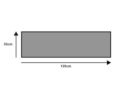 Wash+Dry Fußmatte Smokey Mount 35x120cm, innen und außen, waschbar, grau