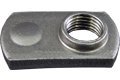 #8-32 Spot Weld Nut, Single Tab - Single Projection - Low Carbon Plain Steel (Quantity: 5000)