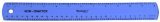 Westcott Shatterproof Ruler, 12-Inch, Blue, 16010