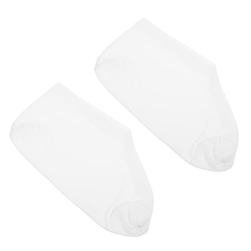 Didiseaon Cotton Spandex Moisturizing Socks Stretchy Anti-Cracking Skin-Friendly 4 Pairs Set