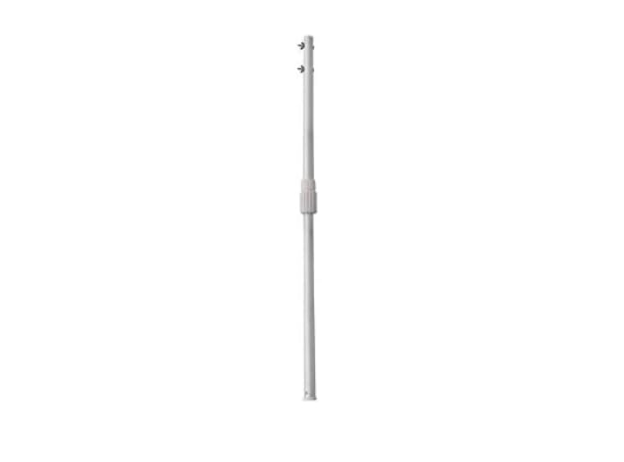 KEEPER Pértiga Telescópica Piscina 3,76 m – Aluminio Extensible de 2 Tramos, Compatible con Clip y Palomilla, Mango para Limpiafondos, Cepillos y Recogehojas, Ligera y Resistente