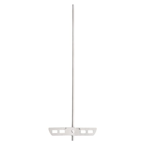 Generic - Dégazeur de vin | Pagaie de mélange de bière en acier inoxydable | Équipement de brassage domestique portable | Outil d'agitateur de fabrication de vin de 44,5 cm pour mélanger l'alcool