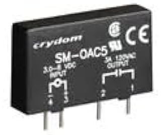 SM-OAC5AR, I/O Module, AC Output Module, in: 5VDC 20mA, Out: 24-280VAC 3.5A, Black, Plug in