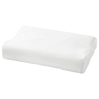 I K E A White Rosenskärm Pillowcase For Ergonomic Pillow, 33X50 Cm + Finchley Refill Pen
