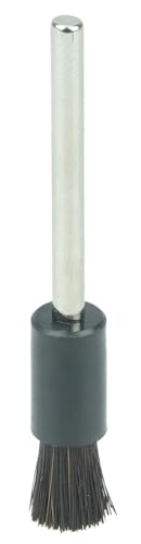 Image of Weiler 26133 5 /16 inch Miniature End Brush, Stiff Hair Fill, 1 /8 inch Stem, Made in the USA (Pack of 144)