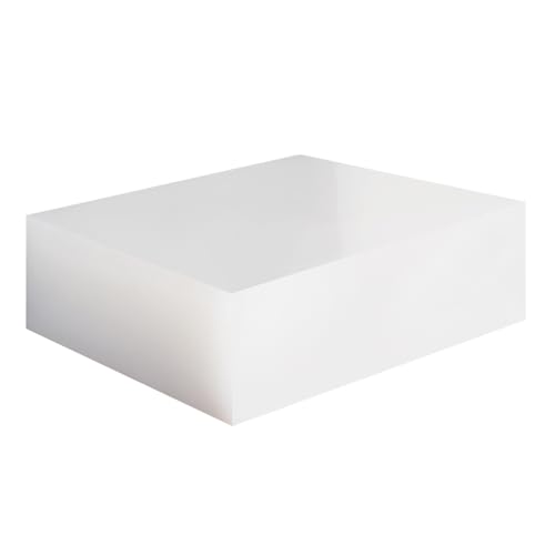 Cherrii Silikon Gummiplatte, Weiß, 300x300x20mm