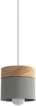 Luminaire suspendu pour couloir sombre plafonnier métal vert
