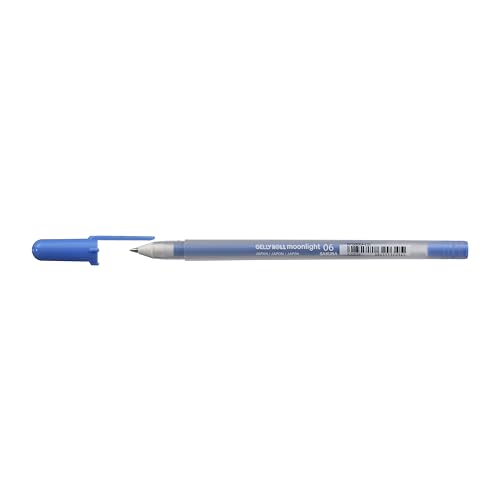 Stylo gel SAKURA Gelly Roll outremer pour écrire lisiblement sur papier noir