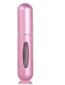 Mini Refillable Perfume Atomizer Bottle 5ml, Portable Travel Spray Bottle with Viewing Window for Perfume & Cologne (pack of 1 pink)-image-14