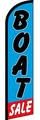 Boat Sale Windless Banner - Polyester Windless Banners Super Swooper Flags