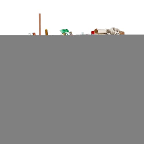 Contenedor de basura reutilizable pequeño y compacto para armario 2