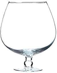 Ball Vase Glass large Balloon Glass clear Glass Snifter height circa 27 cm volume 7 liter