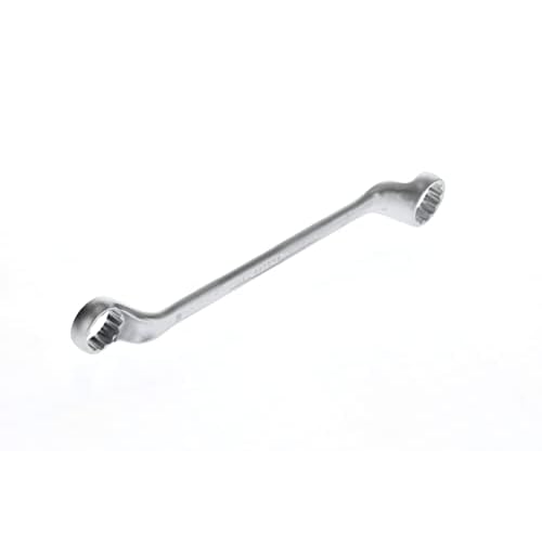 GEDORE 2 38x42 Doppelringschlüssel, tief gekröpft, geschmiedet, Ring dünnwanding und 5° abgewinkelt mit UD-Profil, DIN 838, 38x42 mm