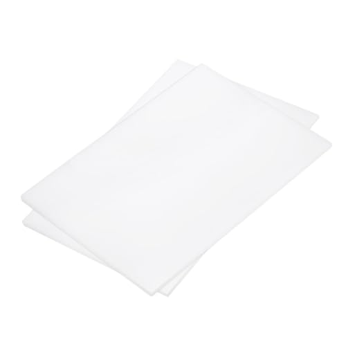 Image of DMiotech 2 Pack 6 x 8 x 0.1 Inch Plastic UHMW Sheets, Ultra High Molecular Weight Polyethylene, Opaque White Polyethylene Board for Automotive, Chemical, Manufacturing, DIY Home Kitchen