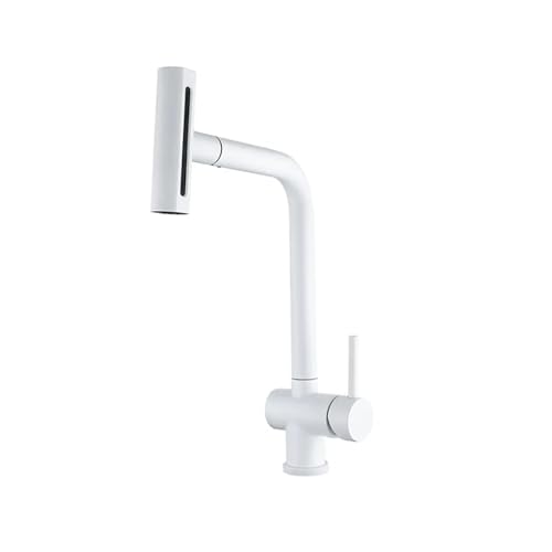Robinet de cuisine cascade pour éliminer les éclaboussures avec col rotatif 360°