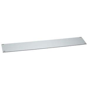 Plaque alu 19 2U obturateur haut de gamme au design épuré pour châssis audio