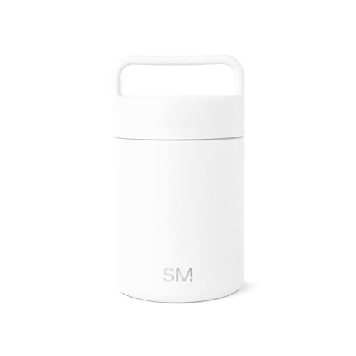 Image of Simple Modern Food Jar for Hot Food | Reusable Stainless Steel Vacuum Insulated Leak Proof Lunch Storage for Smoothie Bowl, Soup, Oatmeal | Provision Collection | 12oz | Winter White