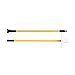 kowaku Golf Putting Green Flag and Hole Cup, Practice Putting, Gifts, Fiberglass Flagpole Golf Flagpoles for Yard, Golfing Men Women, Yellow Black