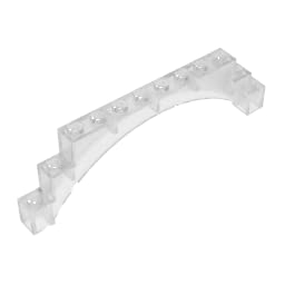XYEIUGO GDS-676 Brick Arch 1x12x3 Raised Arch, Trans-Clear, 10 PCS — image 1