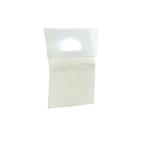 Image of 3M Hang Tab 1075, Clear, 2 in x 2 in, Conveniently Packaged