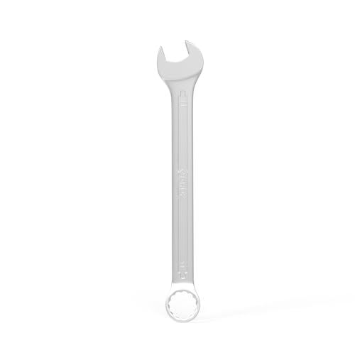 Image of Groz Combination Spanner 11 mm, Length 145 mm | DIN 3113 Standards | Chrome Vanadium, Matt Satin Chrome Combination Wrench Tool | CSP /DIN /11G