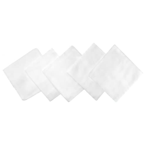 Fralda De Pano Dengo Pacote Com 5 Unidades Branca 65x65CM