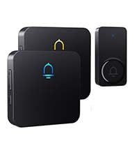 Wireless doorbells for home with 2 plug-in receivers, waterproof door chime at over 1300 feet, door bell ring wireless, with a maximum volume of 120 dB, adjustable volume and LED flash-image-43