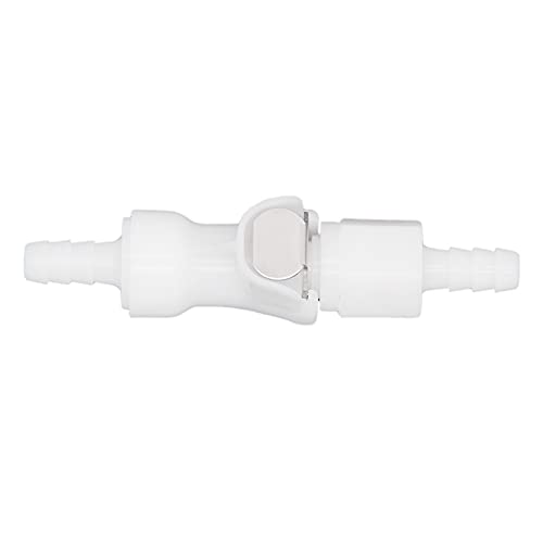 Semfeil Brew 1/4 Inch Plastic Hose Barb Beer Line Quick Disconnect With Shut Off Beer Tubing And Gas Line Check Valve Quick Connector In-Line Set Food Grade Homebrew Kegging… thumb #3
