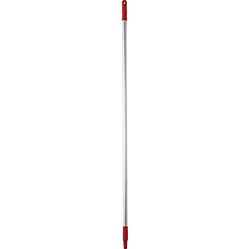 Vikan - Hygiène - Manche - Avec filetage - Aluminium - Rouge - 150cm
