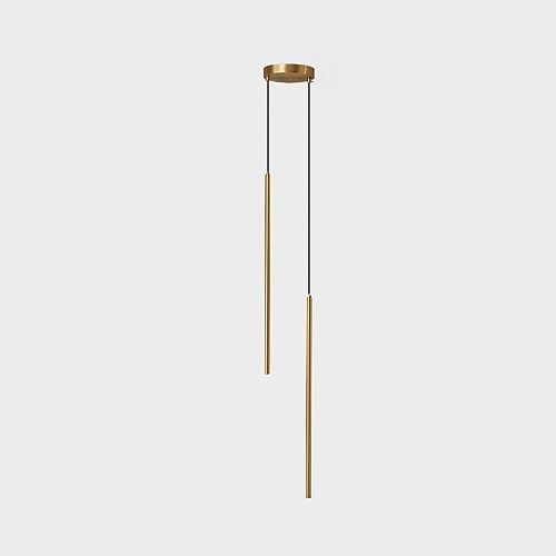 Lustre de chevet en cuivre or minimaliste moderne pour chambre