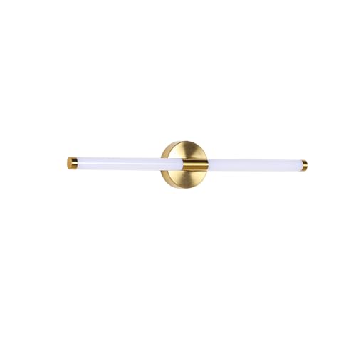 Aplique de pared LED de 55cm dorado con iluminación superior e inferior