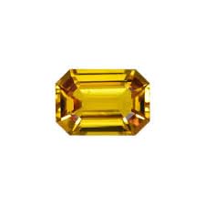 Superbe saphir jaune naturel de 6,00 carats, une pierre précieuse certifiée AMZ13796