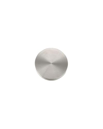 Kooples Hardware Blank Profile Escutcheon – 52mm Round Rose – Grade 304 Stainless Steel – Solid Keyhole Cover for Non-Locking Doors – Concealed Fixings – Fixings Included (Satin Stainless)