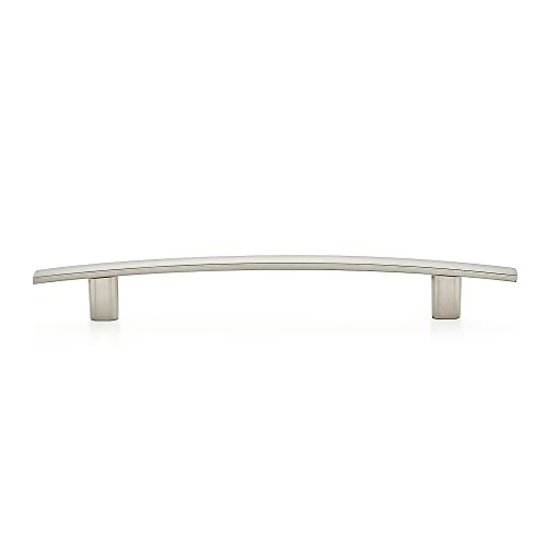 Image of Ravinte 25 Pack Cabinet Handles Brushed Nickel Cabinet Pulls Kitchen Cabinet Handles,Curved Drawer Pulls in 7-1 /4 Inch Length with 5 Inch Hole Center Arch Kitchen Cabinet Hardware