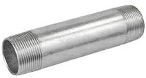 Abbasali GI Long Nipple Threaded Ends GI198-211A (3/4''x4'')