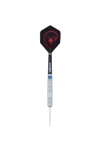 Unicorn Steel Tip Professional Darts Set, Silver, 26 g - Image 3