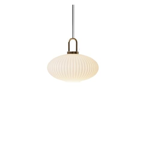 Lustre moderne en verre haut de gamme et suspension LED design nordique White-c